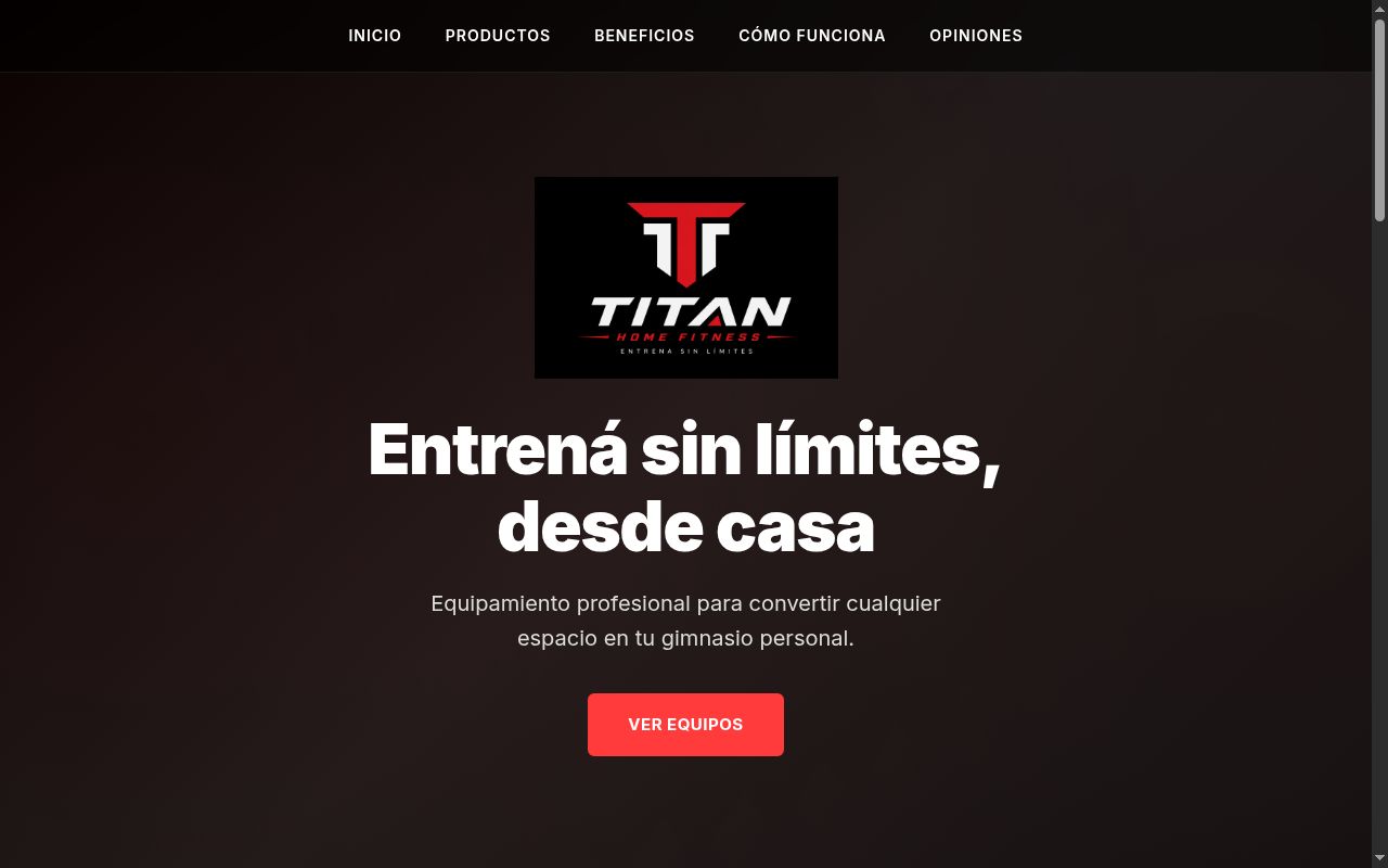 Plantilla Tienda Fitness